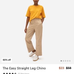 Everlane The Easy Straight Leg Chino